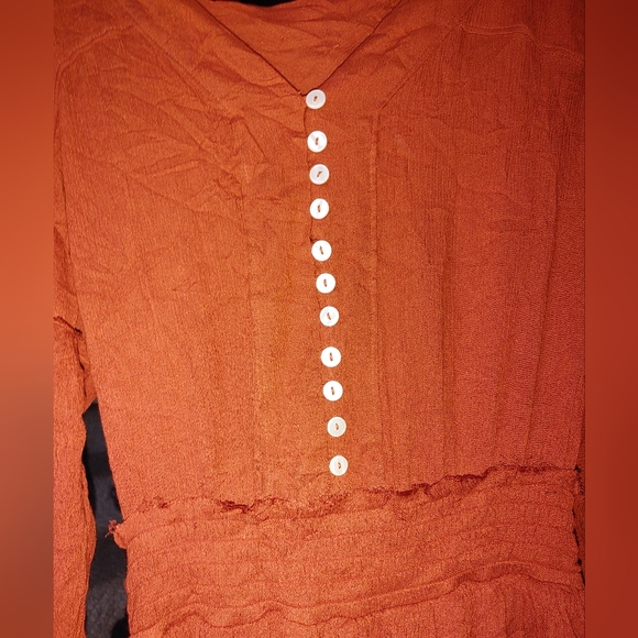 Free People Romy Crinkly Mini Dress Fr.EndlessSummer Sz.XS - Picture 6 of 9